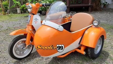 Honda Mini Cup With Sidecar: Tiny Bike, Big Style